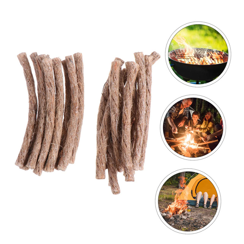 12/24Pcs Survival Wick Hemp Co - Fire Starting Kit 评论和价格