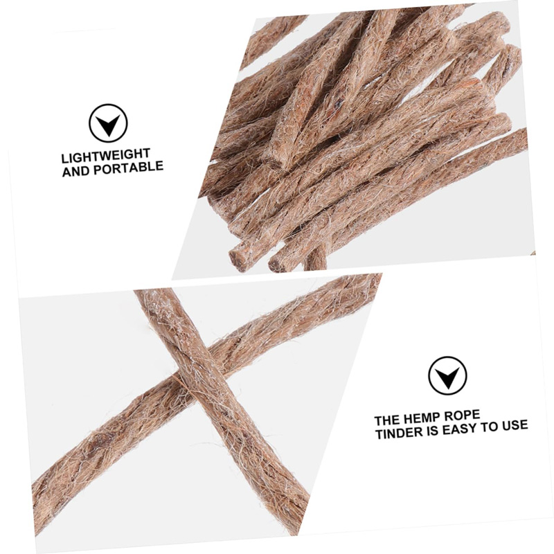 12/24Pcs Survival Wick Hemp Co - Fire Starting Kit 评论和价格