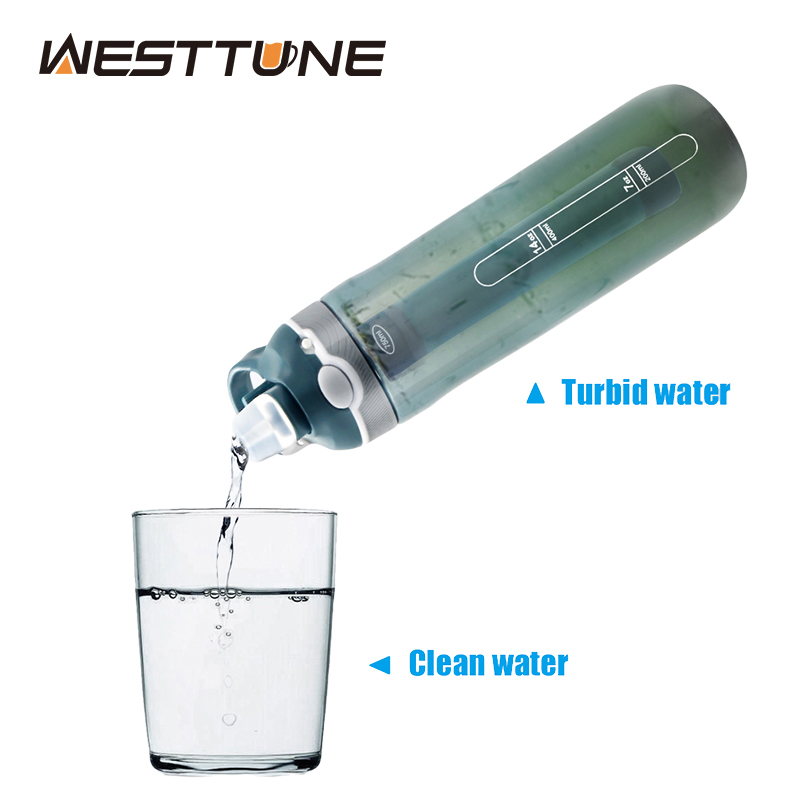 750ML Outdoor Water Filter Str - Water Purification Straw 评论和价格